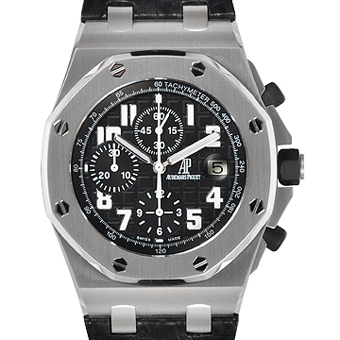 AUDEMARS PIGUET オーデマピゲ ロイヤルオーク コピー 26020ST.OO. D101CR.01 クロノグラフ ブラック